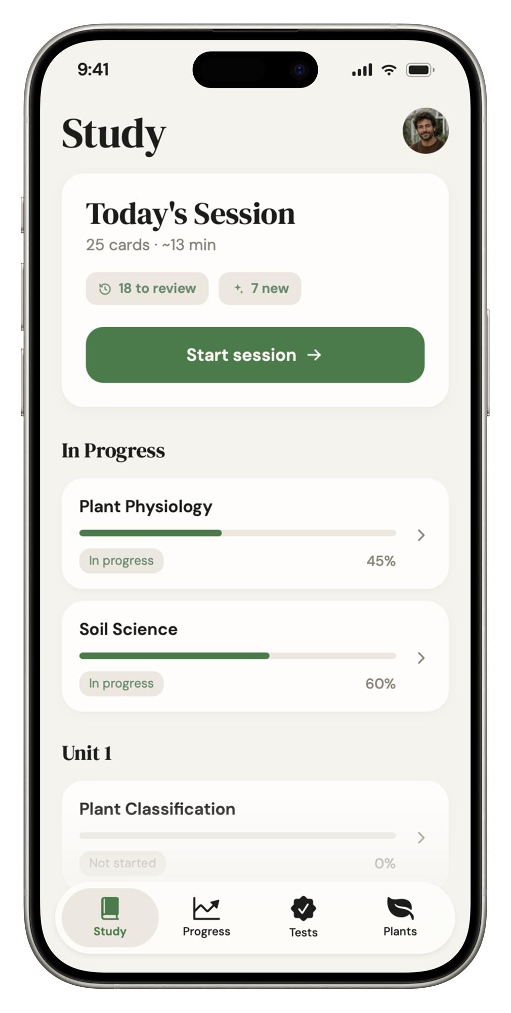 GrowDay Open screen